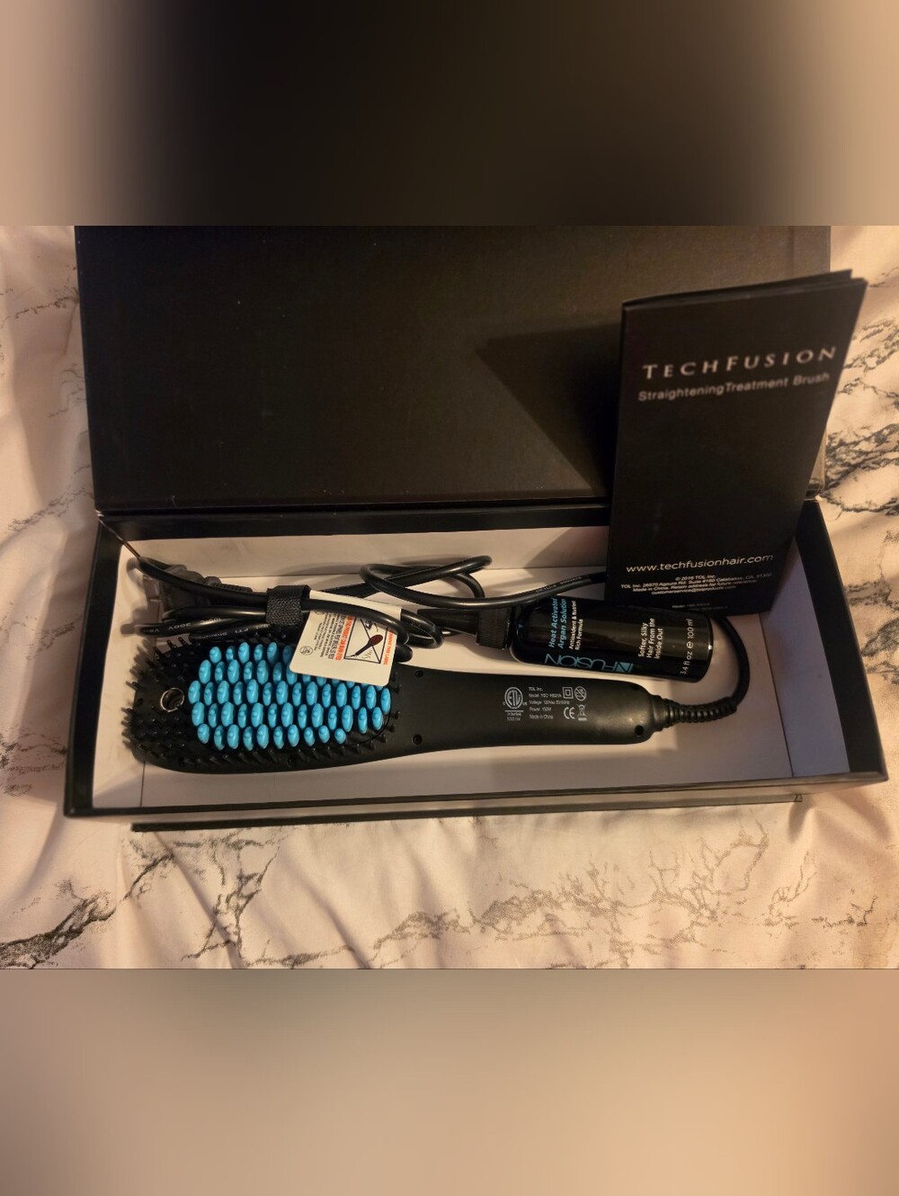 TechFusion Straightening Brush With Argan